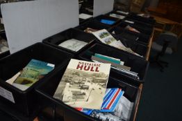 Fourteen Storage Boxes of Hull & Area Local Histor