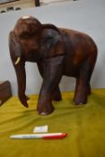 Carved Wooden Elephant