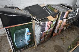 *Four Clever Spa Inflatable Outdoor Hot Tubs (salv