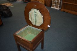 Vintage Oak Sewing Box