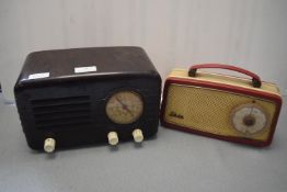 Vintage Defiant Bakelite Radio and a Ekco Radio