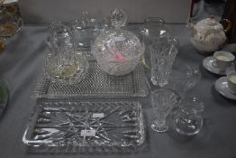 Glass Dishes and Trays etc.