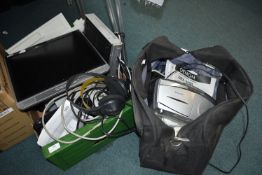 Electrical Items Including Monitors, Radios etc.