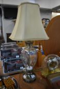 Crystal Glass Lamp and Shade