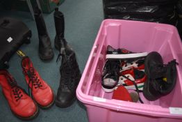 Assorted Lady's Boots and Shoes Including Doc Mart