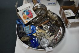 Tray Lot of Collectible Including Magic Roundabout