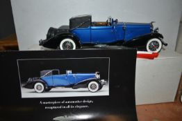 Franklin Mint Diecast 1933 Duesenberg Victoria Mod