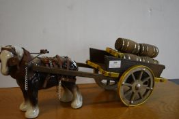 Dray Horse and Cart