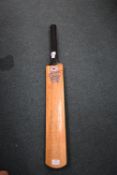Signed Vintage Yorkshire Cricket Bat - Martyn Moxon