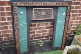 Reproduction Tiled Cast Iron Fire Surround