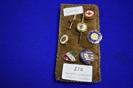 Vintage Enamel Badges etc. Including German Wartim
