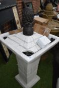 *One White and One Black Garden Water Features