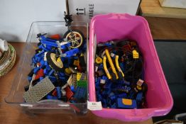 Two Tubs of Lego