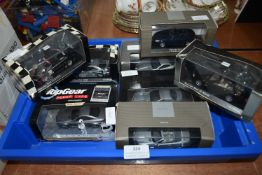 Eight Mercedes Benz Diecast Model Cars