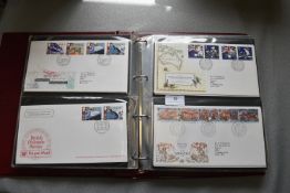 Album of Royal Mail First Day Covers 1980's