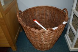 Wicker Log basket