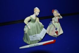 Two Small Royal Doulton Figurines 