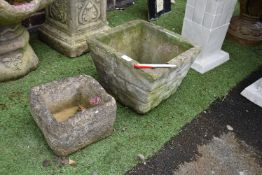 Two Square Garden Planters