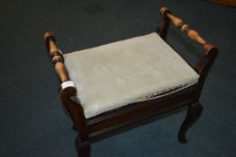Edwardian Mahogany Piano Stool
