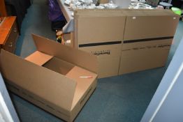 Twenty Flat Pack Cardboard Boxes