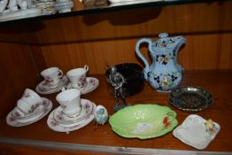 Decorative Pottery Including Royal Grafton Teacups