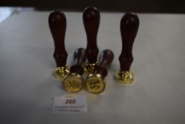 *Five “H” Wax Seals