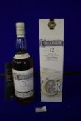 Cragganmore 12 Year Old Single Malt Scotch Whisky 70cl