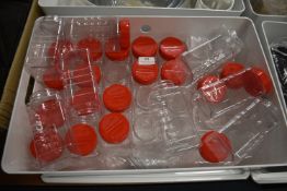 *Storage Box Containing Plastic Storage Jars