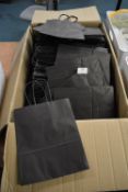 *Quantity of Black Paper Bags