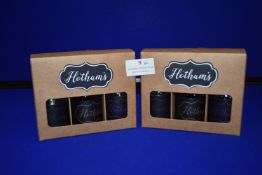 *Two 3pc Gift Packs of Hotham’s 5cl Miniature Gins
