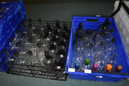 *Assorted Glass Stoppered Bottles