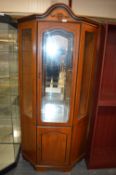 Wooden Glazed Corner Display Cabinet