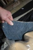 4m wide Roll of Industrial Woven Off Blue Carpet