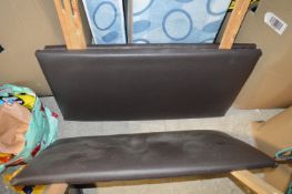 Three Faux Leather Headboards 3ft wide