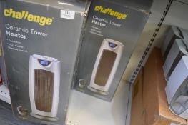 Two Challenge Tower Heaters