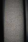 400x390cm Roll of Woven Two Tone Brown Carpet