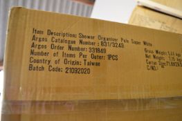 Three Shower Organiser Poles