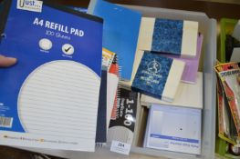 Box of Pads, Notepads, Record cards, Duplicate Books, etc.