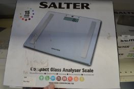 Five Salter Glass Scales