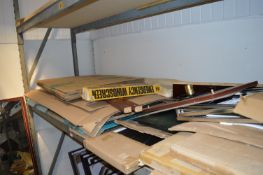 Contents of Self to Include Glass etc.