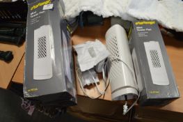 Three Challenge Mini Tower Fans (salvage)