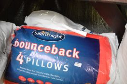 Four Silentnight Pillows, and Two Other Pillows