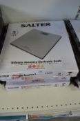 Five Salter Electronic Scales