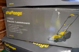 Two Challenge Electric Lawnmowers (salvage)