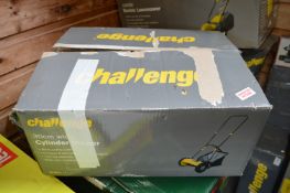 Three Challenge 30cm Cylinder Lawnmowers (salvage)