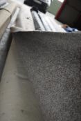 400cm wide Roll of Brown Carpet