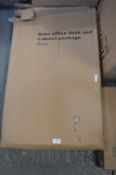 Flatpack Office Desk & Cabinet