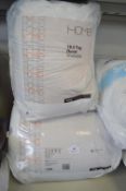 Two 10.5tog King Size Duvets