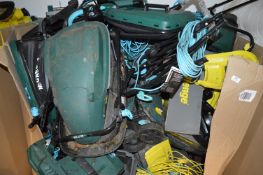 Pallet of Various Salvage Garden Equipment, Tools, and Parts