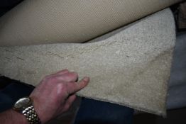1.66x4m Roll of Off White Carpet